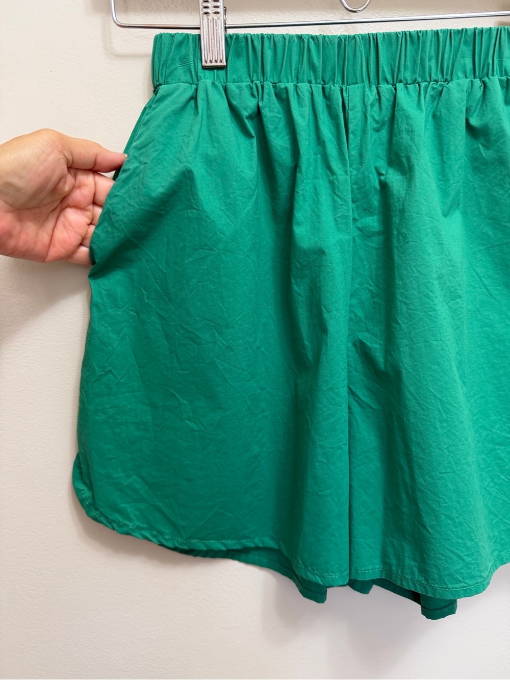 DISSH Maxie 2 pc Set Shirt and Shorts Cotton Poplin Green Size XS - Picture 11 of 14